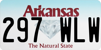 AR license plate 297WLW