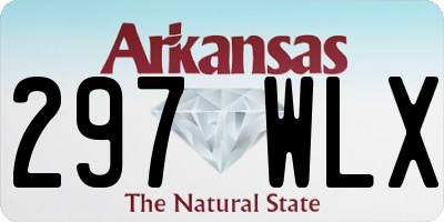 AR license plate 297WLX
