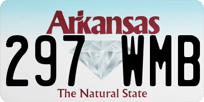 AR license plate 297WMB