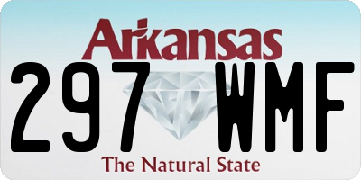 AR license plate 297WMF