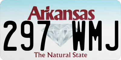 AR license plate 297WMJ