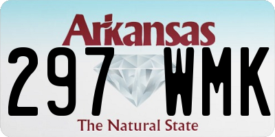 AR license plate 297WMK