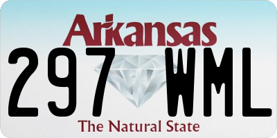 AR license plate 297WML