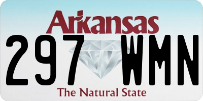 AR license plate 297WMN