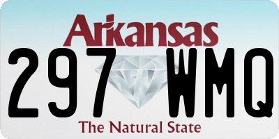 AR license plate 297WMQ