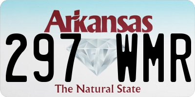 AR license plate 297WMR