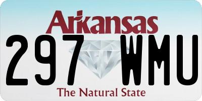 AR license plate 297WMU