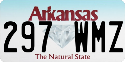 AR license plate 297WMZ