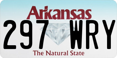 AR license plate 297WRY