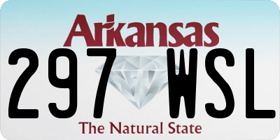 AR license plate 297WSL