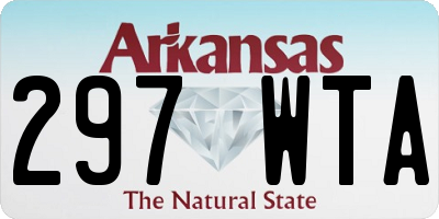 AR license plate 297WTA
