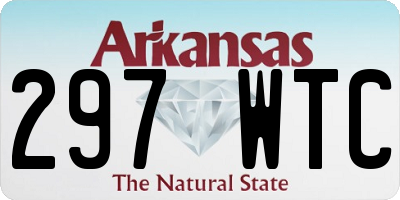 AR license plate 297WTC