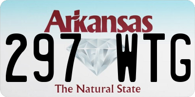 AR license plate 297WTG