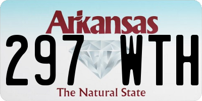 AR license plate 297WTH