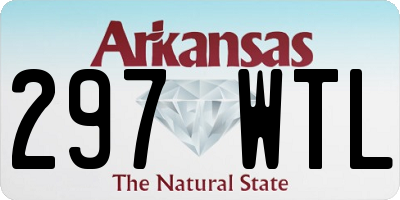 AR license plate 297WTL