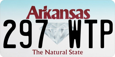 AR license plate 297WTP