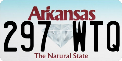 AR license plate 297WTQ