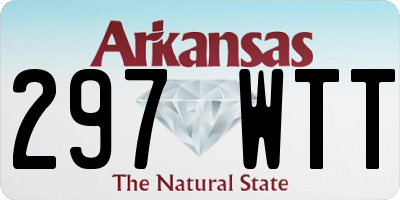 AR license plate 297WTT