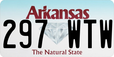 AR license plate 297WTW