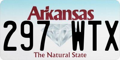 AR license plate 297WTX