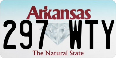 AR license plate 297WTY