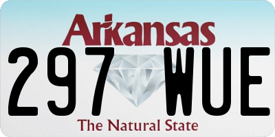 AR license plate 297WUE