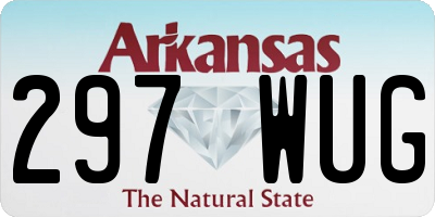 AR license plate 297WUG