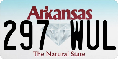 AR license plate 297WUL