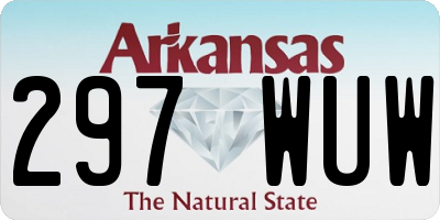 AR license plate 297WUW