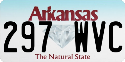 AR license plate 297WVC