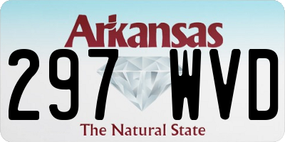 AR license plate 297WVD