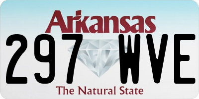 AR license plate 297WVE