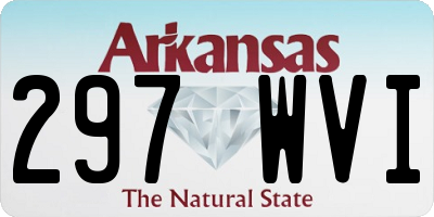 AR license plate 297WVI