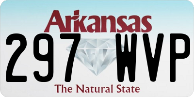 AR license plate 297WVP