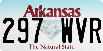 AR license plate 297WVR