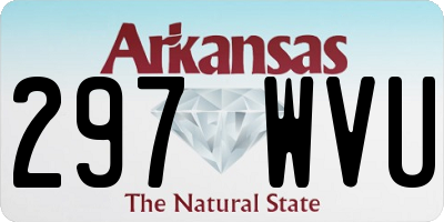 AR license plate 297WVU