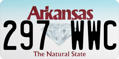 AR license plate 297WWC