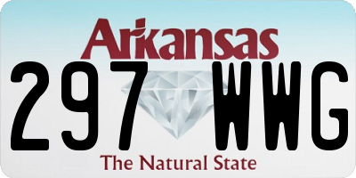 AR license plate 297WWG