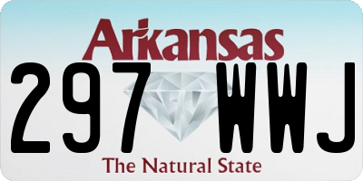 AR license plate 297WWJ