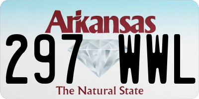 AR license plate 297WWL