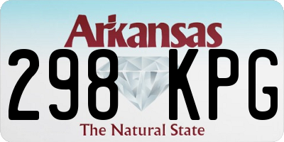 AR license plate 298KPG