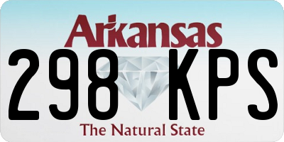 AR license plate 298KPS