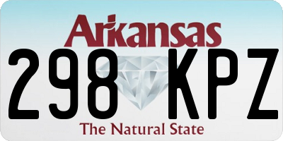 AR license plate 298KPZ