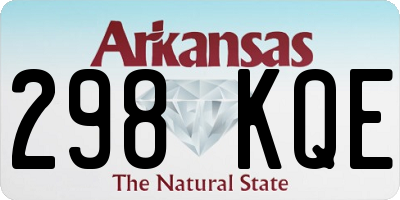 AR license plate 298KQE