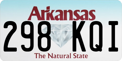 AR license plate 298KQI