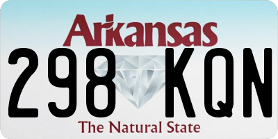 AR license plate 298KQN