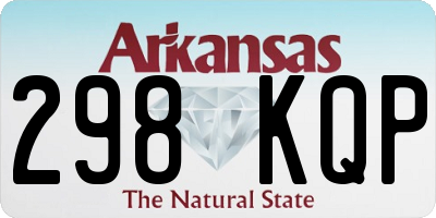 AR license plate 298KQP