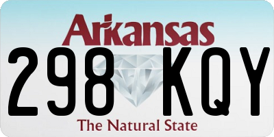 AR license plate 298KQY