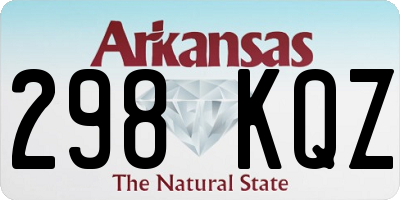 AR license plate 298KQZ