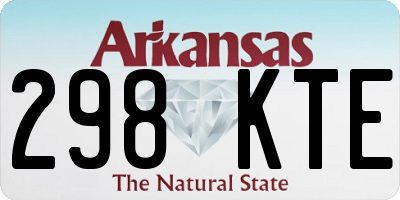 AR license plate 298KTE